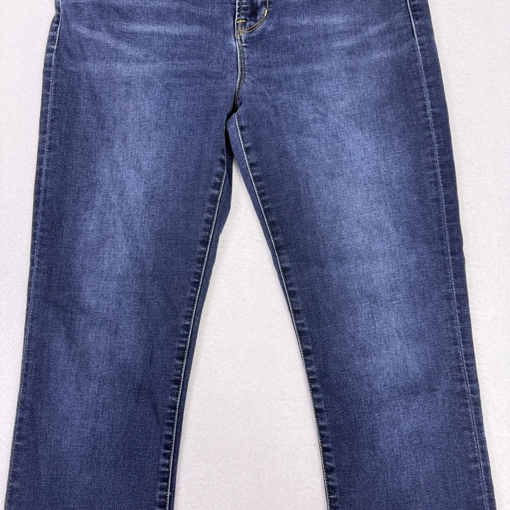 Lucky Brand Brooke Straight Ankle Jeans Women's 8/29 Blue Denim‎ Mid Rise